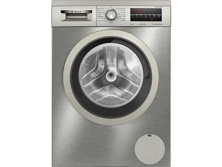 Lavadora carga frontal - Bosch WUU28T8XES, 8 kg, 1.400 rpm, 15 programas, Inox