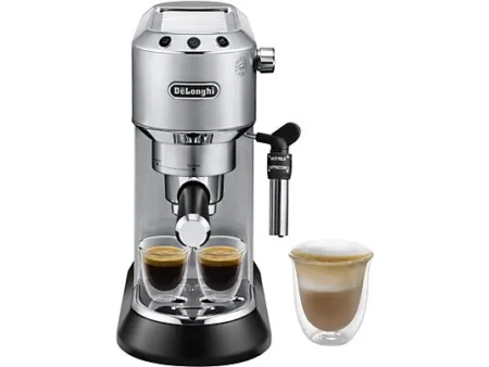 REACONDICIONADO Seminuevo Excelente Cafetera express - De'Longhi Dedica EC685.M, Thermoblock, Espresso manual, Función 2 tazas, 1300 W, 15 bar