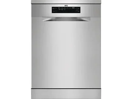 Lavavajillas - AEG FFB64617ZM, 13 servicios, 8 programas, 60 cm, Sistema AirDry, Inox