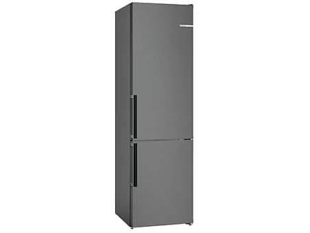 Frigorífico combi - Bosch KGN39VXBT, No Frost, 203 cm, 363 l, Cajón VitaFresh XXL, Iluminación LED, Negro