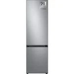 Frigorífico combi - Samsung BESPOKE Smart RB38C7B6BS9/EF, No Frost, 203cm, 387l, Twin Cooling Plus, Metal Cooling, WiFi, Inox