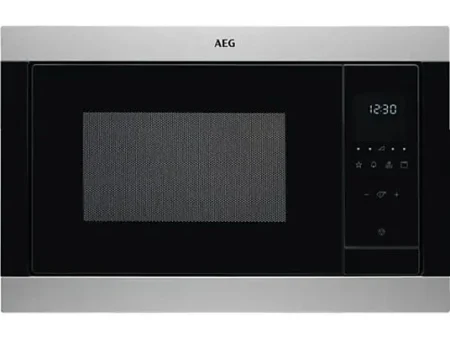 REACONDICIONADO Seminuevo Excelente Microondas con grill integrable - AEG MSB2547D-M, 900 W, 8 niveles, 25 l, Negro/Inox