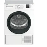 REACONDICIONADO Seminuevo Bueno Secadora bomba de calor - Beko DS 8512 CX, 8 kg, 15 programas, Motor ProSmart™ Inverter, OptiSense®, Blanco