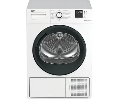 REACONDICIONADO Seminuevo Bueno Secadora bomba de calor - Beko DS 8512 CX, 8 kg, 15 programas, Motor ProSmart™ Inverter, OptiSense®, Blanco