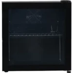 Nevera pequeña - Frigerlux D48, Frío ventilado, 44.5 cm, 40 l, Puerta reversible, Negro