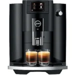 Cafetera superautomática - Jura E6, 15 bar, 1450 W, 2 tazas, Easy Cappuccino, Molienda profesional, Negro