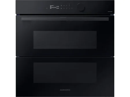 Horno de Vapor - Samsung NV7B5750TDKU1, Multifunción, Pirolítico, Air Fry, 76l, 59.5 cm, Dual Cook Flex, WiFi, Negro