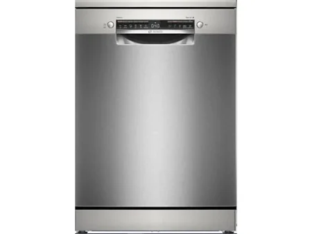 Lavavajillas - Bosch SMS4HVI02E, 14 servicios, 6 programas, 60 cm, Home Connect, Función Extra secado, Inox