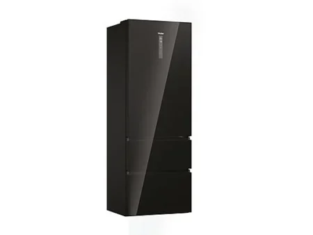 Frigorífico combi - Haier 3D 70 Series 7 HTW7720DNGB, No Frost, 200.6 cm, Ancho especial 70 cm, 483 l, Cajones Direct Access, Wi-Fi, Negro