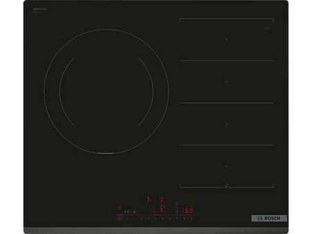 Placa inducción - Bosch PXJ631HC2E, 2 Zonas Flex, Zona grande 38 cm x 21 cm, Home Connect, Perfect Fry Plus, 59.8 cm, Negro