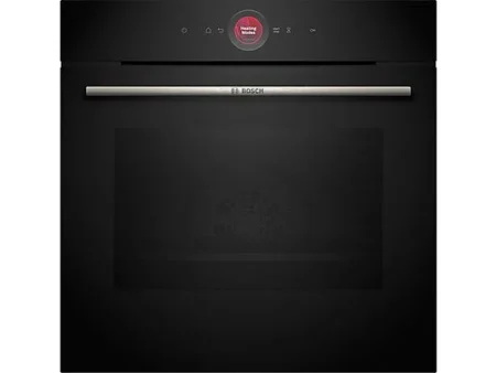 Horno integrable - Bosch HBG7741B1, Serie 8, Convencional, Pirolítico, 71 l, 60 cm, Pantalla táctil TFT, Función AirFry, Negro