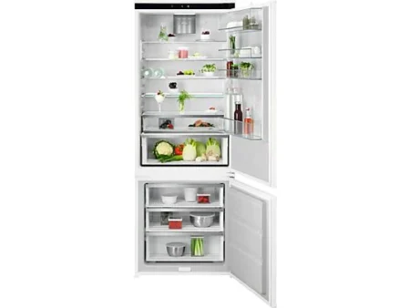 Frigorífico combi integrable - AEG NSC7P751ES, GreenZone+, MaxiSpace, 188.4 cm, 376 l, Sin panelar