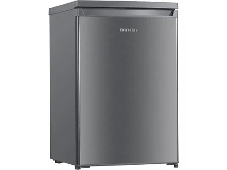 Nevera pequeña - Infiniton CL-109L8XEC, Cíclico, 85 cm, 109 l, Congelador integrado 4, Inox