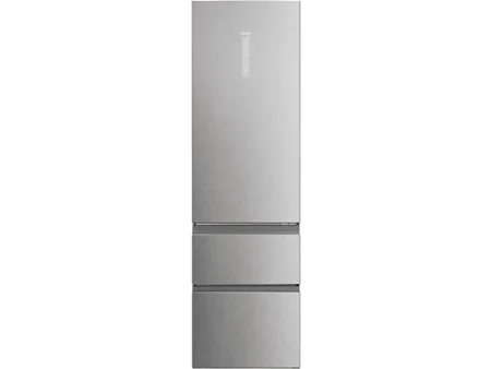 Frigorífico combi - Haier Combi 3D 60 Series 5 HTW5620CNMG, No Frost, 205 cm, 414 l, Direct Access, Wi-Fi, Inox