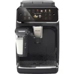 Cafetera superautomática - Philips EP444150, LatteGo, Pantalla táctil, 12 ajustes, Función QuickStart, 15 bar, 230 W, Filtro AquaClean, 1.8 l, Negro