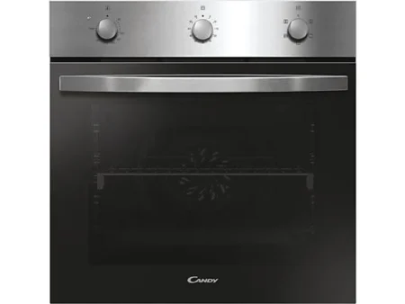 Horno - Candy Idea FIDC X532, Multifunción , Esmalte fácil de limpiar, 65 l, Mandos Mecánicos, 60 cm, Inox