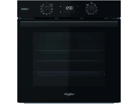 Horno - Whirlpool OMSR58RU1SB, Multifunción, Pirolítico y por agua, 71 l, 59.5 cm, Smart Clean, Cook3, Negro