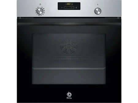 Horno - Balay 3HB4841X3, Serie Acero, Multifunción, Pirolítico e hidrolítico, 71 l , AutoChef 10 recetas , Raíles Comfort, 60 cm, Inox