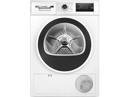 Secadora bomba de calor - Bosch WTR83200ES, Serie 4, 8 kg, 11 programas, AutoDry, Easy Clean, Blanco