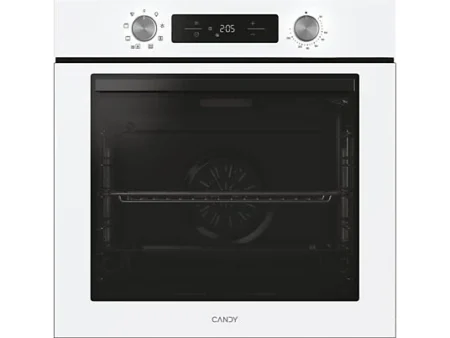 Horno - Candy Bake 600, Convección + Ventilador, Hidrolítico, 78 l, 59.5 cm Alto y Ancho, 9 Funciones de Cocción, Blanco