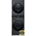 REACONDICIONADO Seminuevo Excelente Lavadora secadora - LG WT1210BBF, 12/10 kg, WashTower™, TurboWash™, Inox grafito