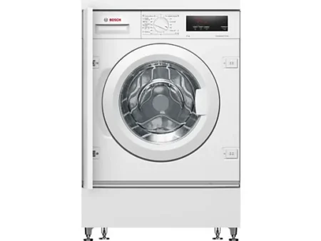 Lavadora integrable- Bosch WIW24307ES, 8 kg, 1200 rpm, 13 programas, Motor Ecosilence, Speed Perfect, Blanco panelable