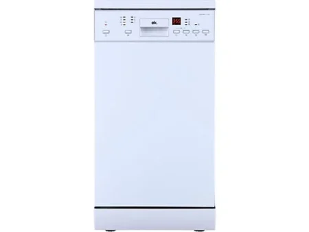 Lavavajillas - ok. ODW 4541-1 E FS, 10 Servicios, 7Programas, 44.5 cm, Libre Instalación, Blanco