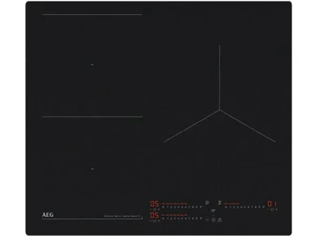 Placa inducción - AEG TI63IQ10IZ, 3 zonas, Zona grande 28 cm, PowerBoost, 58 cm, Negro Mate