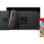 Consola - Nintendo Switch 2, 7.9” Full HD HDR 120 Hz, 256 GB, Magnetic Joy-Con 2 con modo ratón, Azul y Rojo Neón + Juego Mario Kart World (Digital)