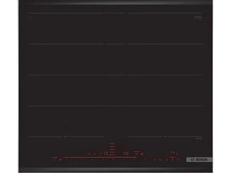 Placa modular - Bosch PXY675DC1E, Inducción, 2 zonas, 23 cm, Negro