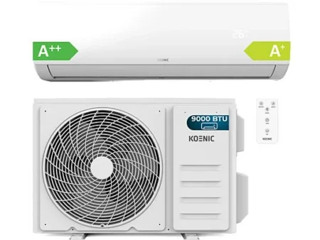 REACONDICIONADO Seminuevo Muy bueno Aire acondicionado Split 1 x 1 - KOENIC EU01_109931, 2250 fg/h, Inverter, Temporizador, Función ECO, Blanco
