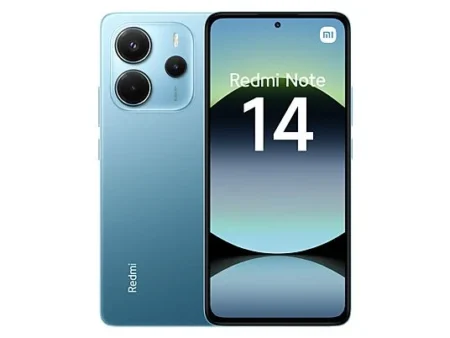 Móvil - Xiaomi Redmi Note 14, Azul océano, 128 GB, 6 GB RAM, 6.67" AMOLED FHD+, MediaTek Helio g99-Ultra, 5500 mAh