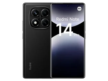 Móvil - Xiaomi Redmi Note 14 Pro, Negro medianoche, 256 GB, 8 GB RAM, 6.67" AMOLED FHD+, MediaTek Helio G100-Ultra, 5500 mAh