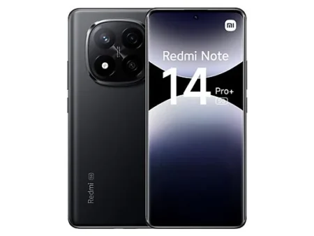 Móvil - Xiaomi Redmi Note 14 Pro+ 5G, Negro medianoche, 256 GB, 8 GB RAM, 6.67 AMOLED 1.5K, Snapdragon 7s Gen 3., 5110 mAh
