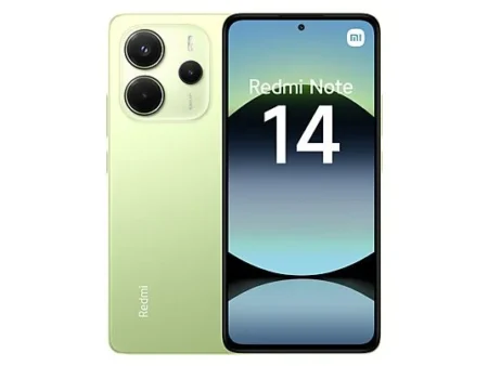 Móvil - Xiaomi Redmi Note 14, Verde lima, 256 GB, 8 GB RAM, 6.67" AMOLED FHD+, MediaTek Helio g99-Ultra, 5500 mAh