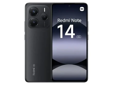 Móvil - Xiaomi Redmi Note 14 5G, Negro medianoche, 256 GB, 8 GB RAM, 6.67" AMOLED FHD+, MediaTek Dimensity 7025-Ultra, 5110 mAh