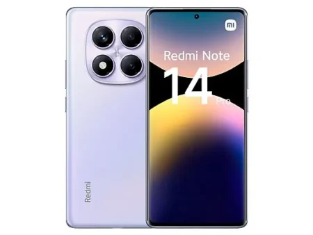 Móvil - Xiaomi Redmi Note 14 Pro, Púrpura aurora, 256 GB, 8 GB RAM, 6.67" AMOLED FHD+, MediaTek Helio G100-Ultra, 5500 mAh