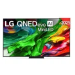 TV QNED MiniLED 75 - LG 75QNED87A6B, UHD 4K, Procesador Inteligente α8 AI Processor 4K Gen2, Smart TV, DVB-T2 (H.265), Ashed Blue
