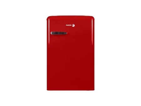Nevera pequeña - Fagor 3FFV-855R, Cíclico, 87.5 cm Alto, 108l, Control mecánico, LED, FreshZone, Rojo