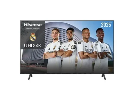 TV LED 50" - Hisense 50A6Q, UHD 4K, Quad Core/MT9603, IA 4K Upscaler, Modo Juego Plus, Control por voz, Negro