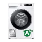 Lavadora carga frontal - Samsung WW90DG6U85LEU3, 9 kg, 1400 rpm, Autodosificación, AI EcoBubble™, AI Wash, Blanco