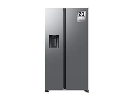 Frigorífico americano - Samsung Bespoke AI RS70F64KETEF, All Around Cooling, No Frost, 178.4 cm, 640 l, Dispensador agua y hielo, Inox