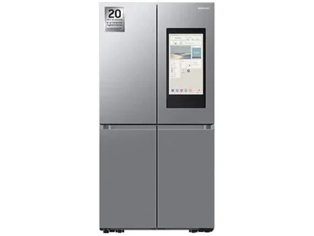 Frigorífico americano - Samsung RF65DG9H0ESREF, Triple Cooling, 183 cm, 636l, Dispensador de agua, Inox