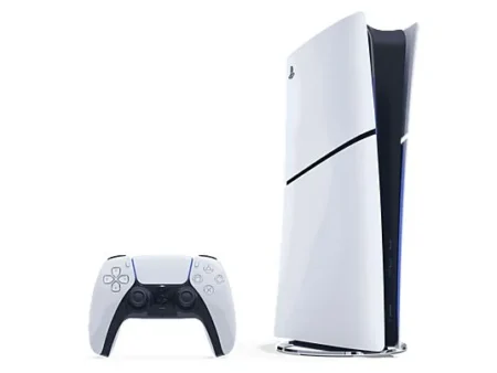 Consola - Sony PS5 Slim Digital Edition, 825 GB SSD, 4K, 1 mando, Chasis E, Blanco