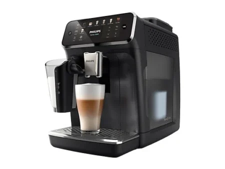 Cafetera superautomática - Philips 5500 Series EP5541  15 bar, 1500 W, Deposito 1.8 l, Deposito leche 0.26 l, 2 tazas, Negro