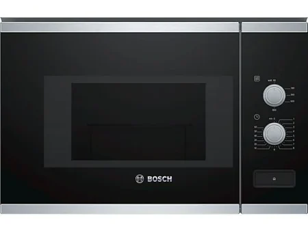 Microondas - BOSCH, BFL520MS0, 20 Litros, 5 Niveles, 800 W, Integrable, Negro