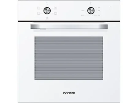 Horno - Infiniton WF470, Multifunción, 70 l, 59.5 cm, Radiación, Doble acristalamiento, Blanco