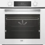 Horno - Beko BBIE18300W, Multifunción, Hidrólisis, 72 l, 59.4 cm, Función vapor, Blanco