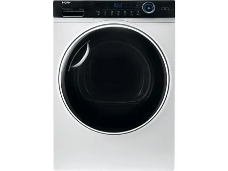 Secadora bomba de calor - Haier I-Pro Series 7 HD90-A3979-S, 9kg, 14 programas, Tambor XL con LED, Antiarrugas, Blanco