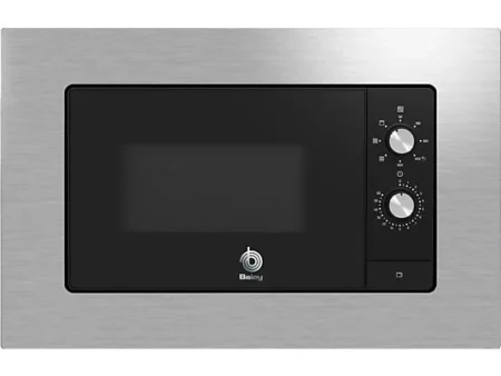 Microondas integrable - Balay 3CG6112X3, Potencia 800W, 5 niveles, 20 L, Función Grill, Asistente de limpieza con agua, Inox